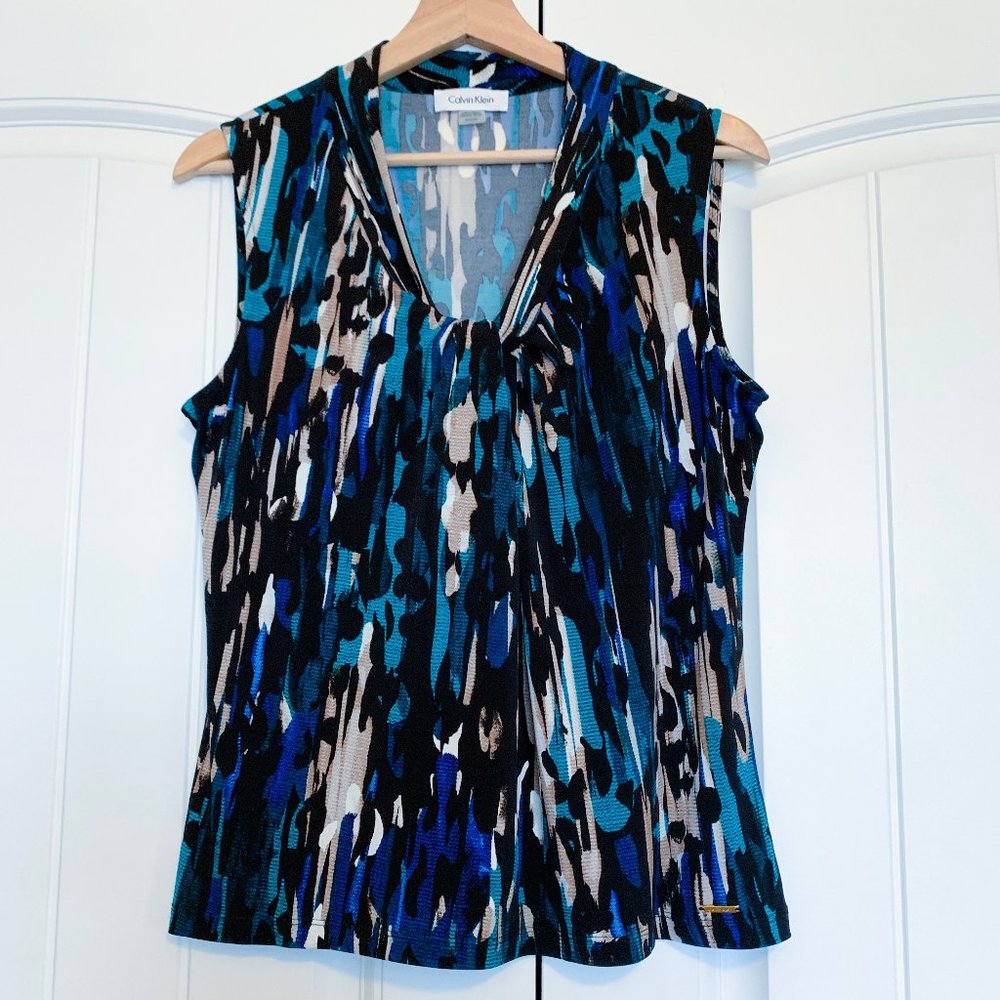 MED Calvin Klein Sleeveless Printed Tank Top
